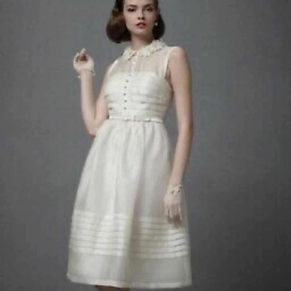 NWOT BHDLN Hitherto Comme Il Faut Vintage Wedding Bridal Dress Z446-1